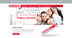 Desktop Screenshot of lacalut.pl